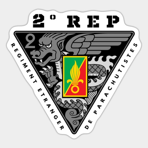 2e REP - 2 REP - Legion - Dark - Autocollant