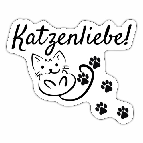 Katzenliebe - Sticker