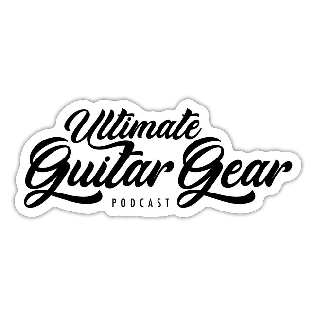 Ultimate Guitar Gear Podcast Svart logo
