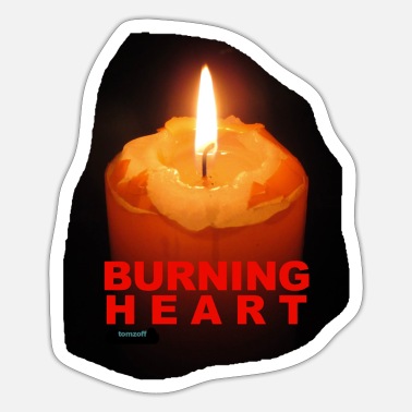 ZoffArt BURNING HEART - Sticker