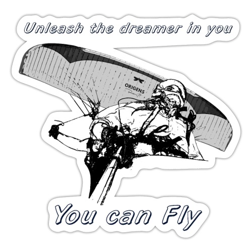Unleash the dreamer you can fly - Sticker