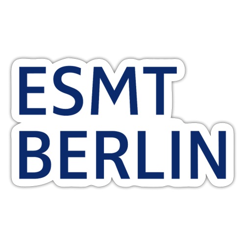 ESMT Berlin - Blue Lettering Accessories - Sticker