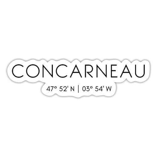 Concarneau Bretagne/Frankreich, Finistère, Quimper - Sticker