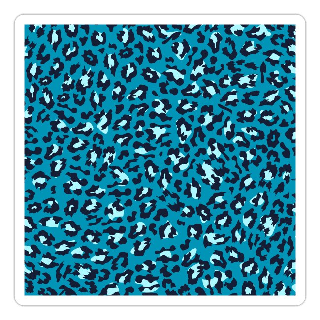 Estampado de leopardo BONDI BLUE