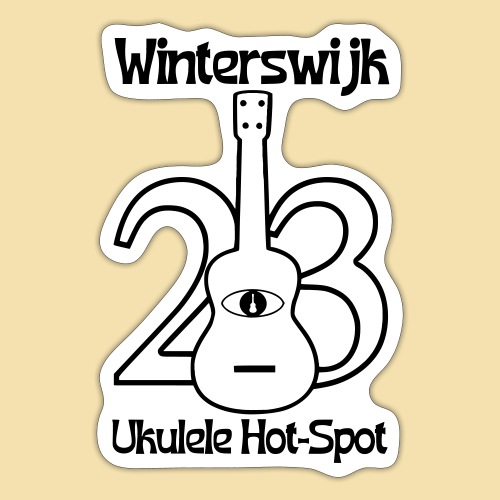 Ukulele Hotspot WInterswijk 2023 - Sticker