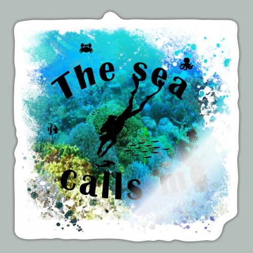 the sea calles me - Sticker
