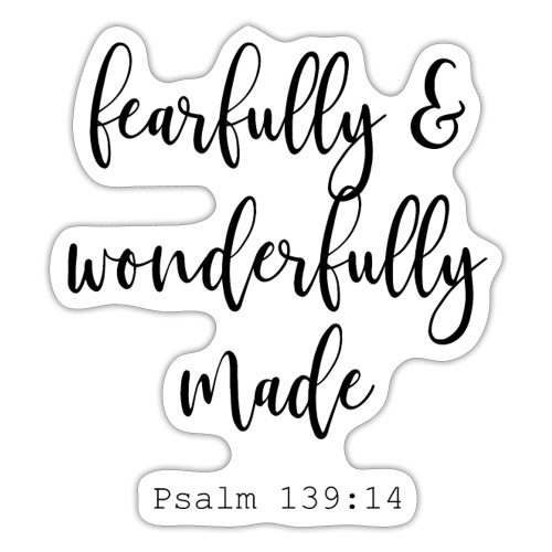 Psalm 139:14 - Sticker