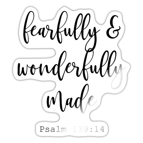 Psalm 139:14 - Sticker