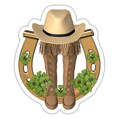 Country Western Style 2 - Sticker
