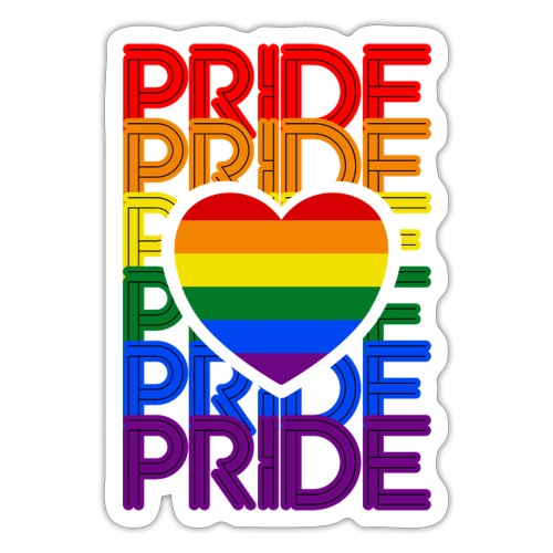 Pride Love Rainbow Heart - Sticker