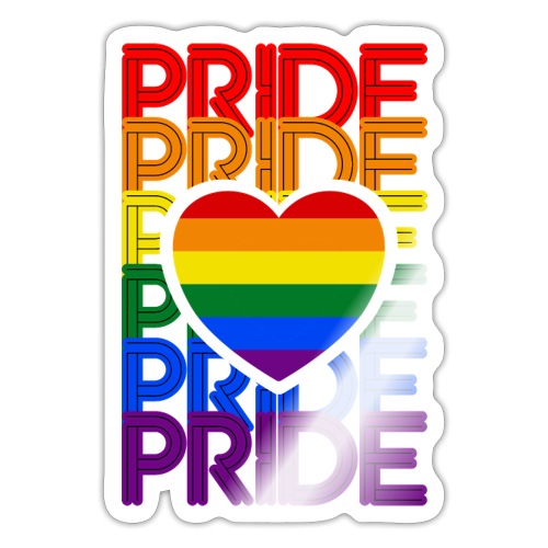 Pride Love Rainbow Heart - Sticker