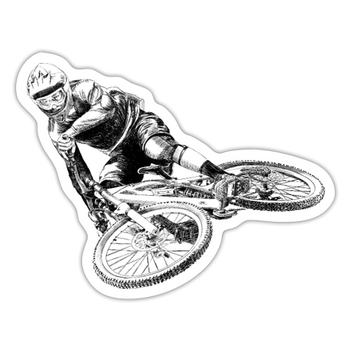 Mountainbiker - Sticker