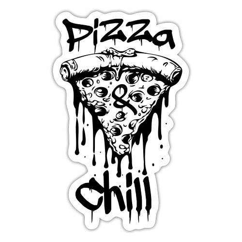 Pizza & Chill - Sticker