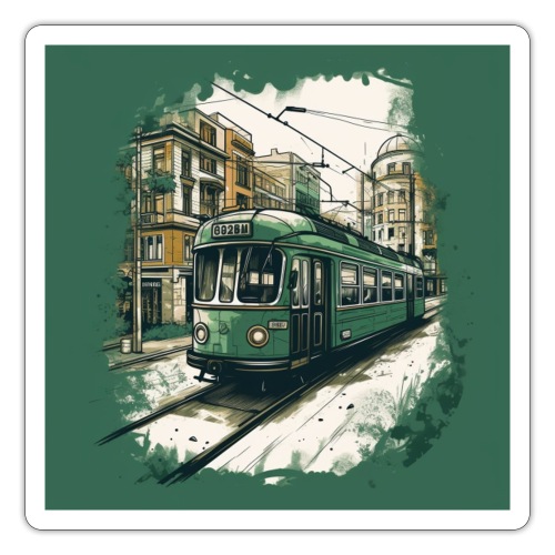 Fictieve Groene Tram#3 - Sticker