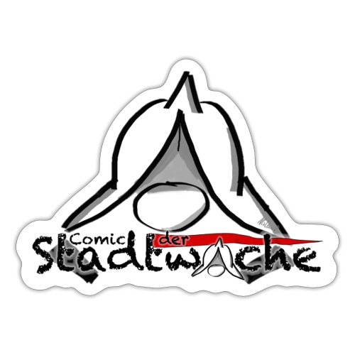 Helm-Logo Stadtwache - Sticker