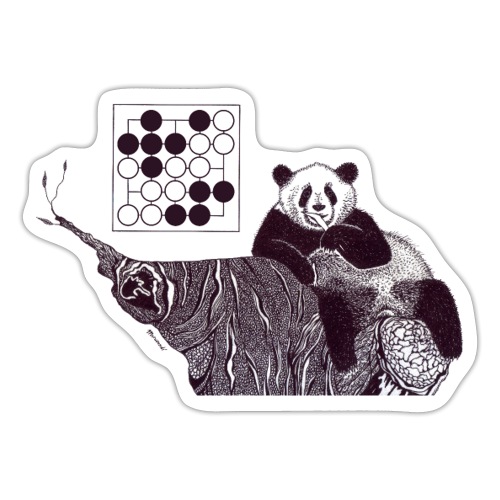 Panda 5x5 Seki - Sticker