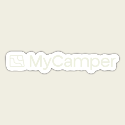 MyCamper Logo creamwhite - Sticker