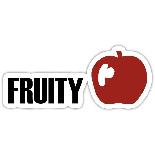 Fruity - Sticker size S (10 x 10 cm)