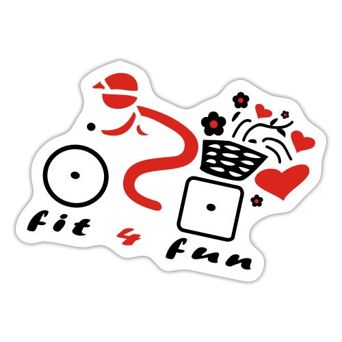 Bikerin Fahrrad Radler - Sticker