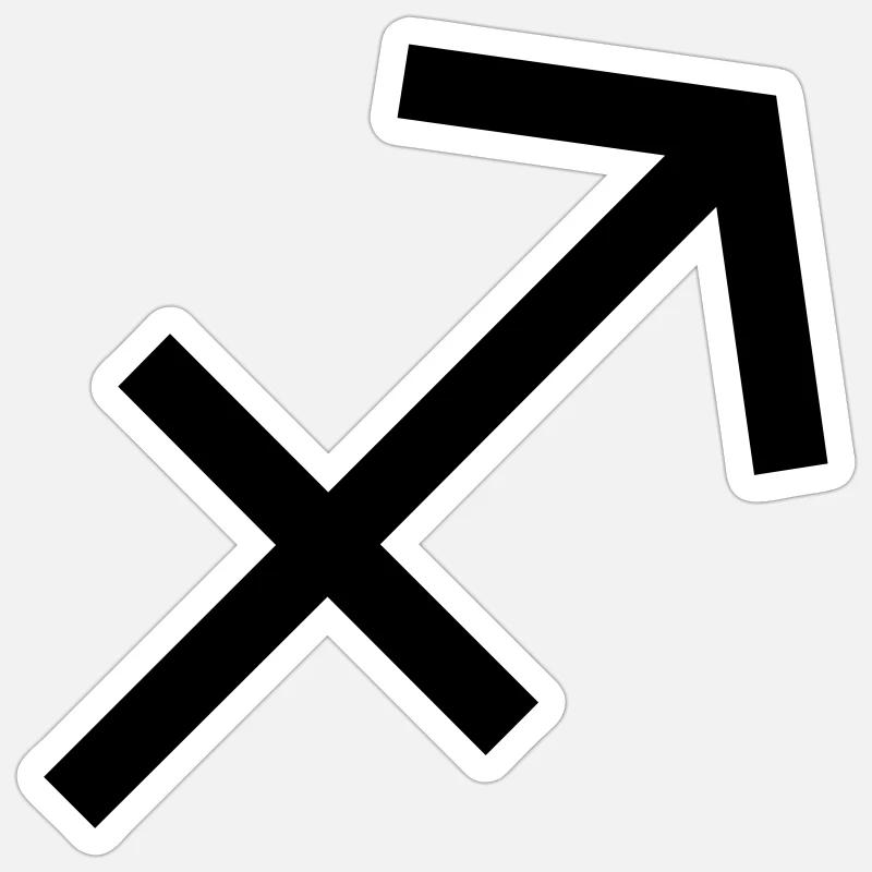 Sagittarius - Sticker size S (10 x 10 cm) - white matte