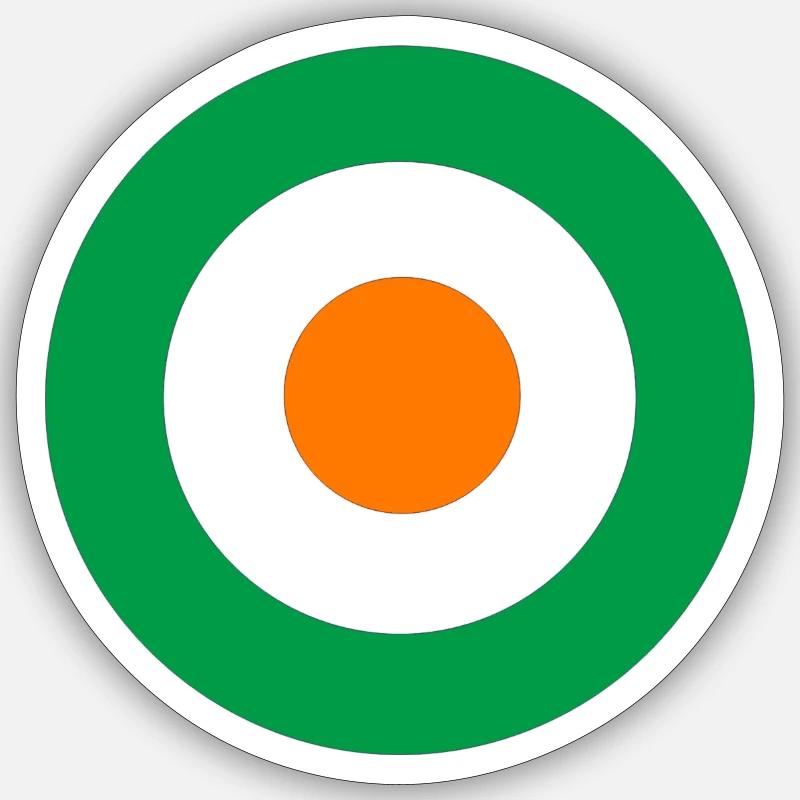 Irish Mod - Sticker size S (10 x 10 cm) - white matte
