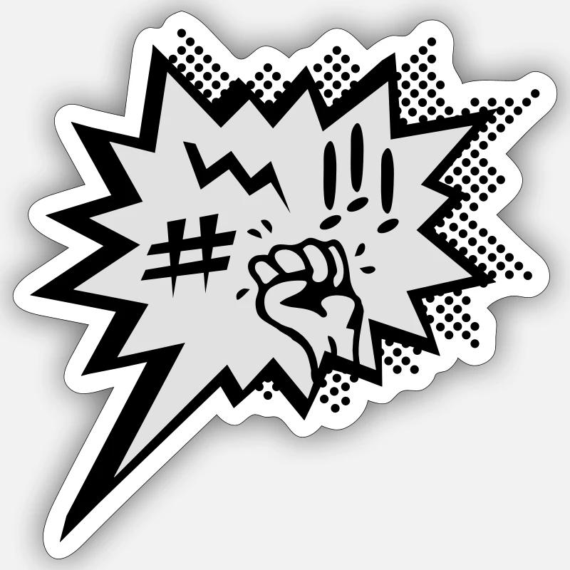 Sticker Größe S (10 x 10 cm) - 