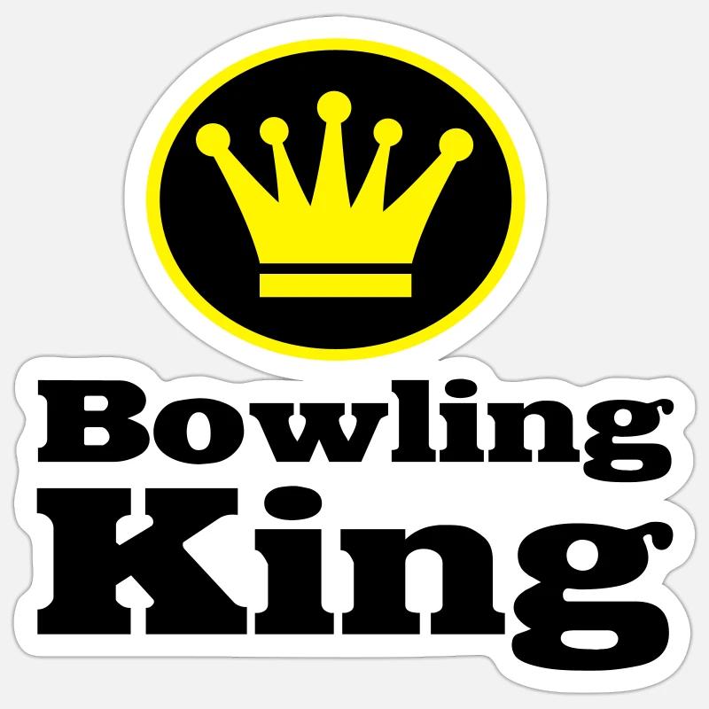 Bowling Sticker Größe S (10 x 10 cm)