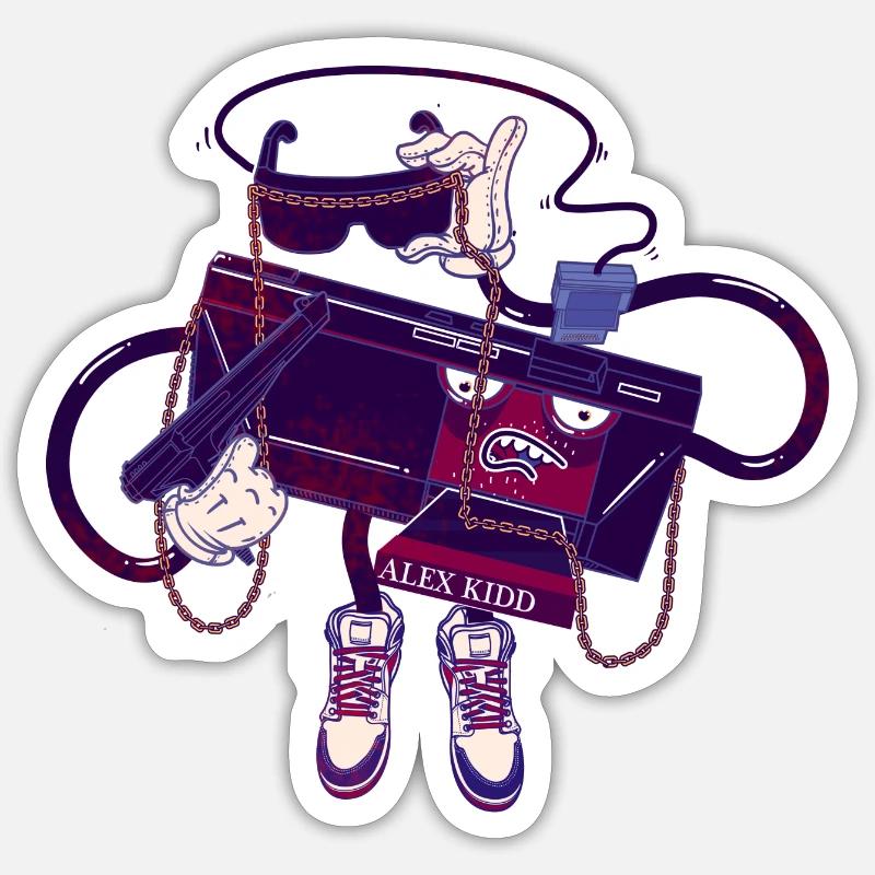 MASTER SYSTEM Sticker taille S (10 x 10 cm)