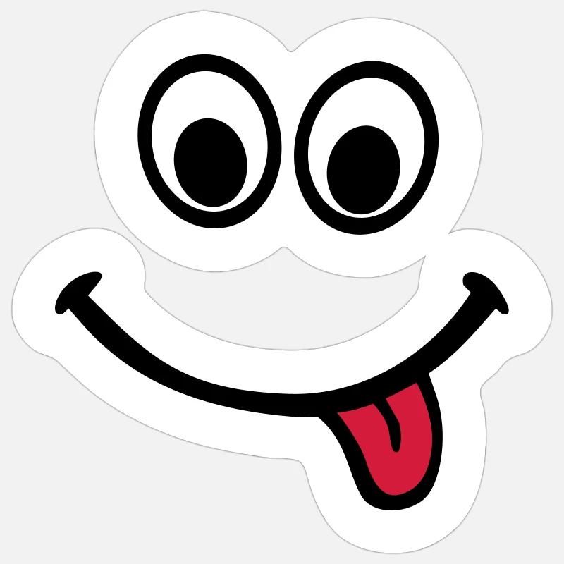 Smiley Sticker size S (10 x 10 cm)