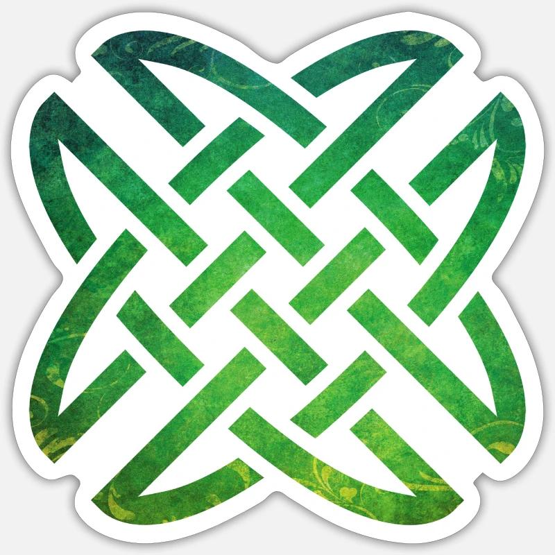 Celtic Knot - Sticker size S (10 x 10 cm) - white matte