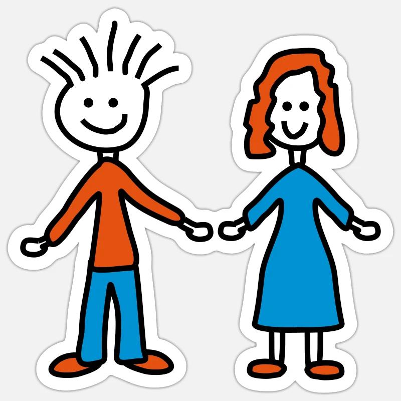 Sticker Größe S (10 x 10 cm) - 