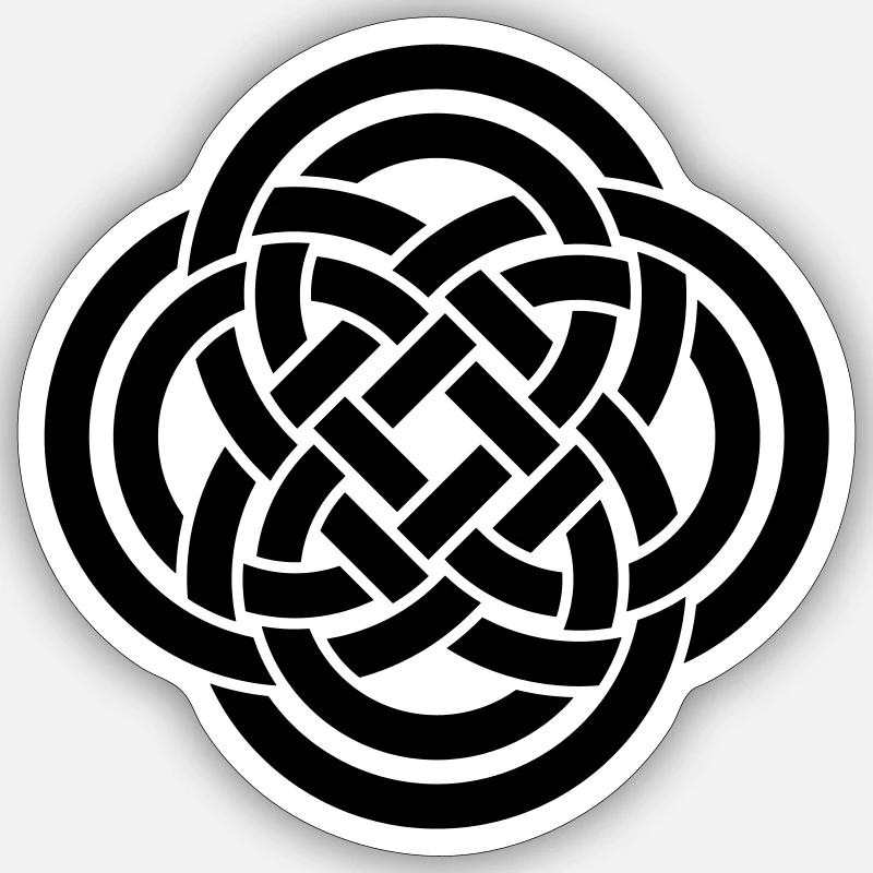 Celtic - Sticker size S (10 x 10 cm) - white matte