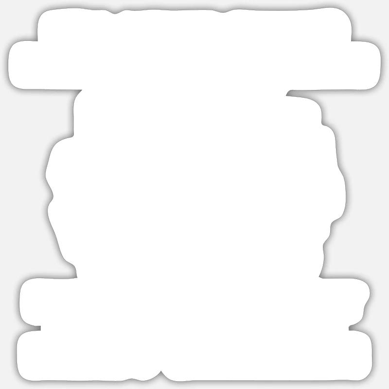 Ich kann programmieren - Sticker Größe S (10 x 10 cm) - Mattweiß