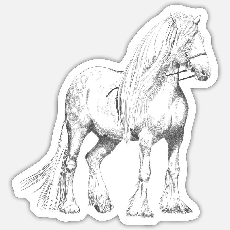 Kaltblüter - Sticker Größe S (10 x 10 cm) - Mattweiß