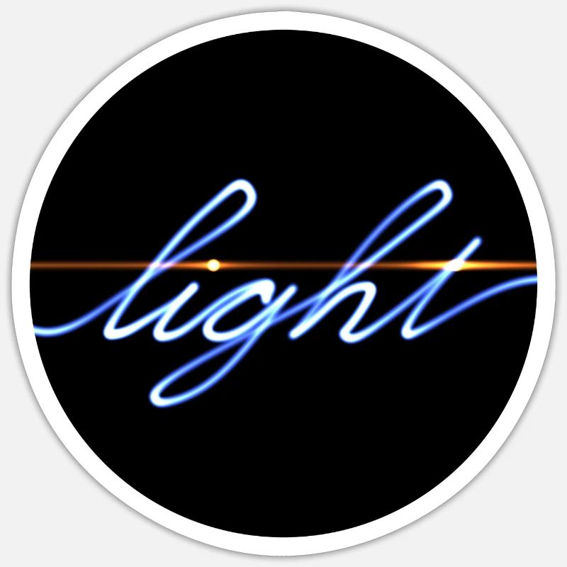 Light Sticker size S (10 x 10 cm)