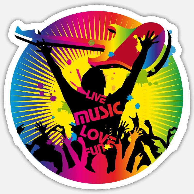 Festival Patch - Sticker Größe S (10 x 10 cm) - Mattweiß