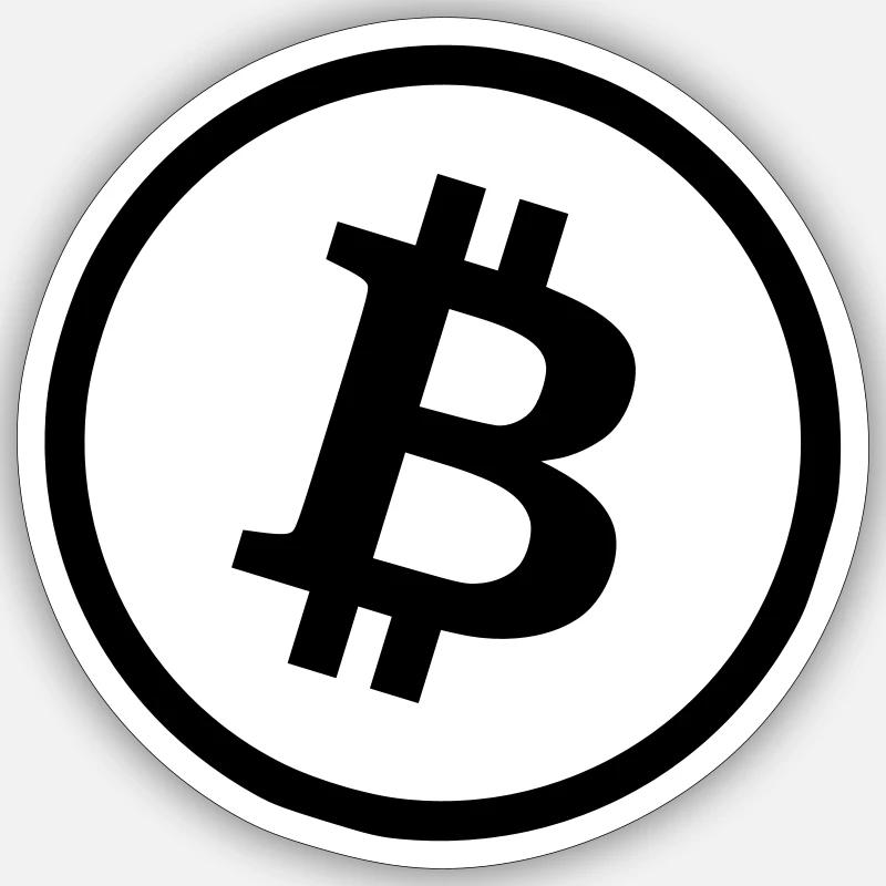 CryptoFR "Bitcoin Circle" Sticker taille S (10 x 10 cm)