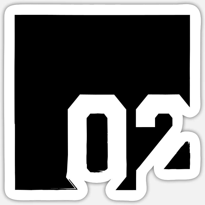 2002 Sticker Größe S (10 x 10 cm)