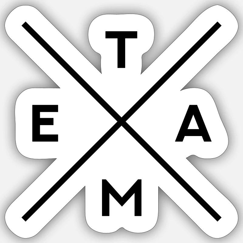 TEAM Sticker size S (10 x 10 cm)