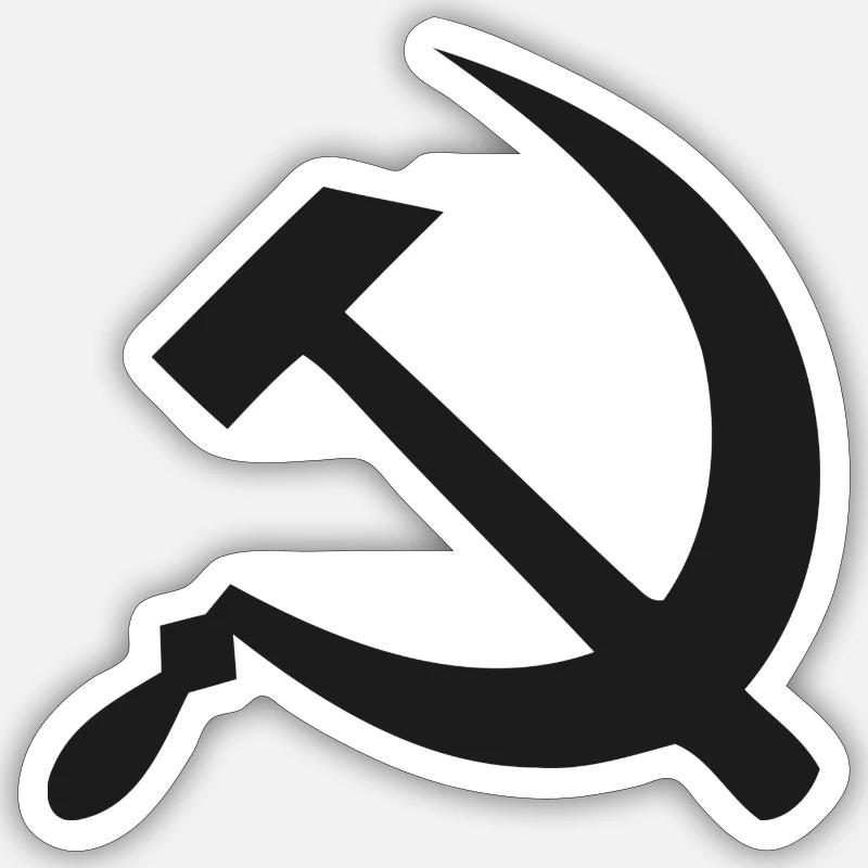 Communisme Sticker taille S (10 x 10 cm)