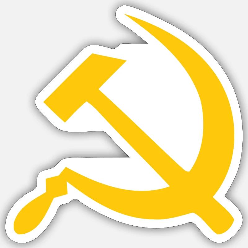 Communisme Sticker taille S (10 x 10 cm)