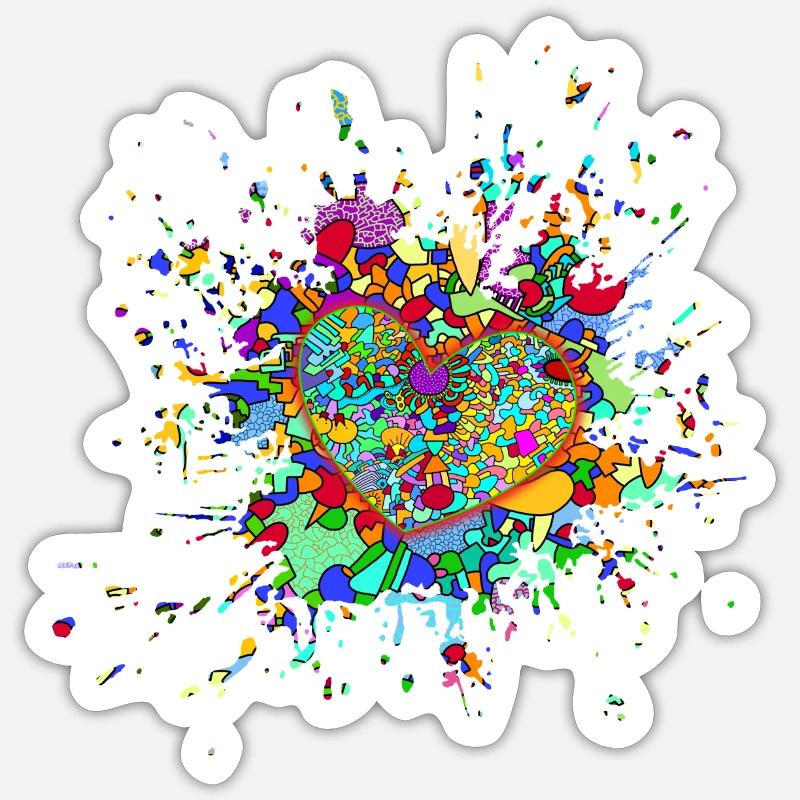 Sticker Größe S (10 x 10 cm) - 