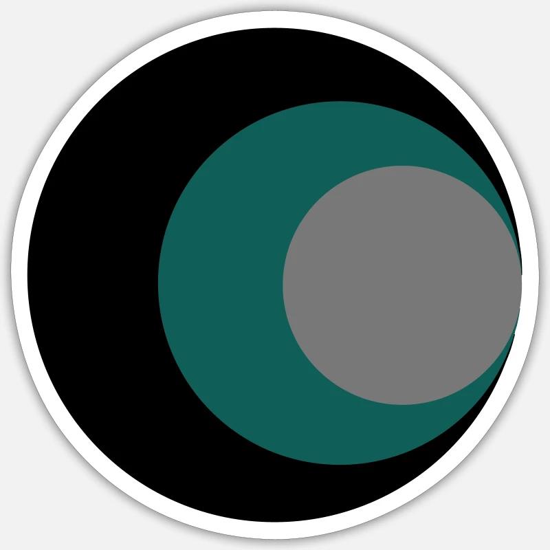 circles Sticker size S (10 x 10 cm)