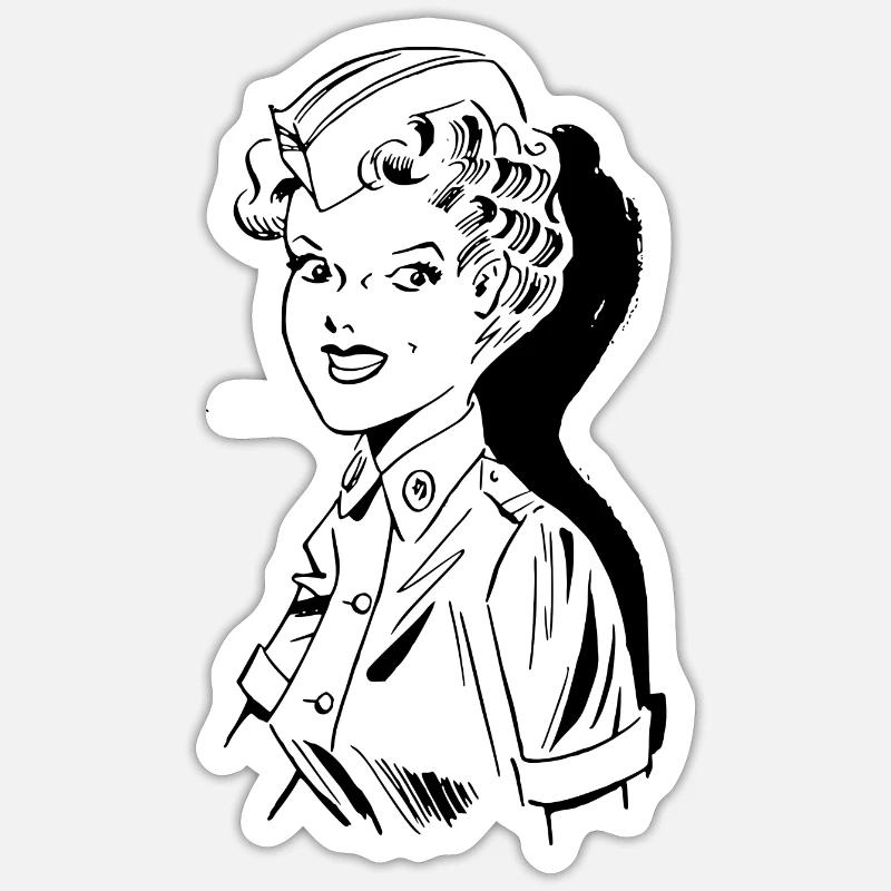 Sticker Größe S (10 x 10 cm) - 