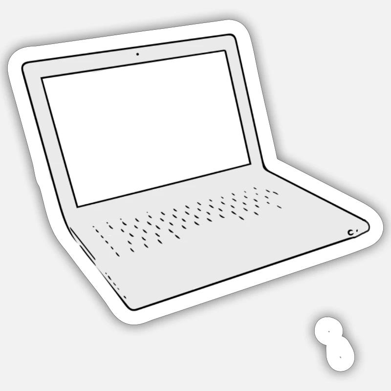 Computer Sticker size S (10 x 10 cm)