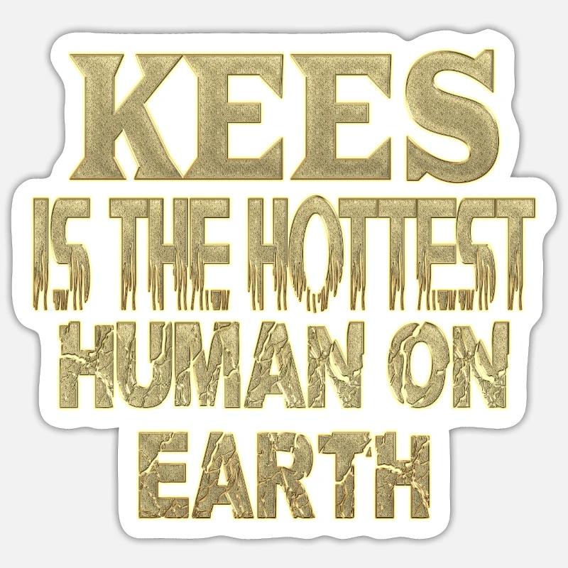 Kees - Sticker size S (10 x 10 cm) - white matte