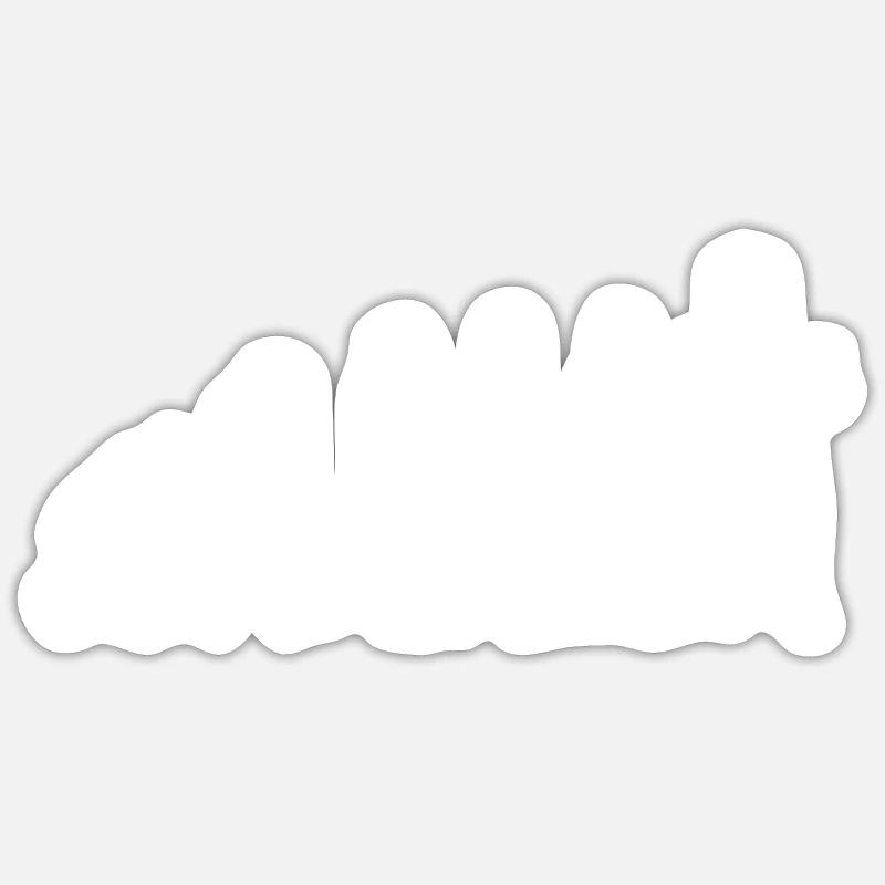 Koch evolution cuisine küche geschenk küchenchef - Sticker Größe S (10 x 10 cm) - Mattweiß
