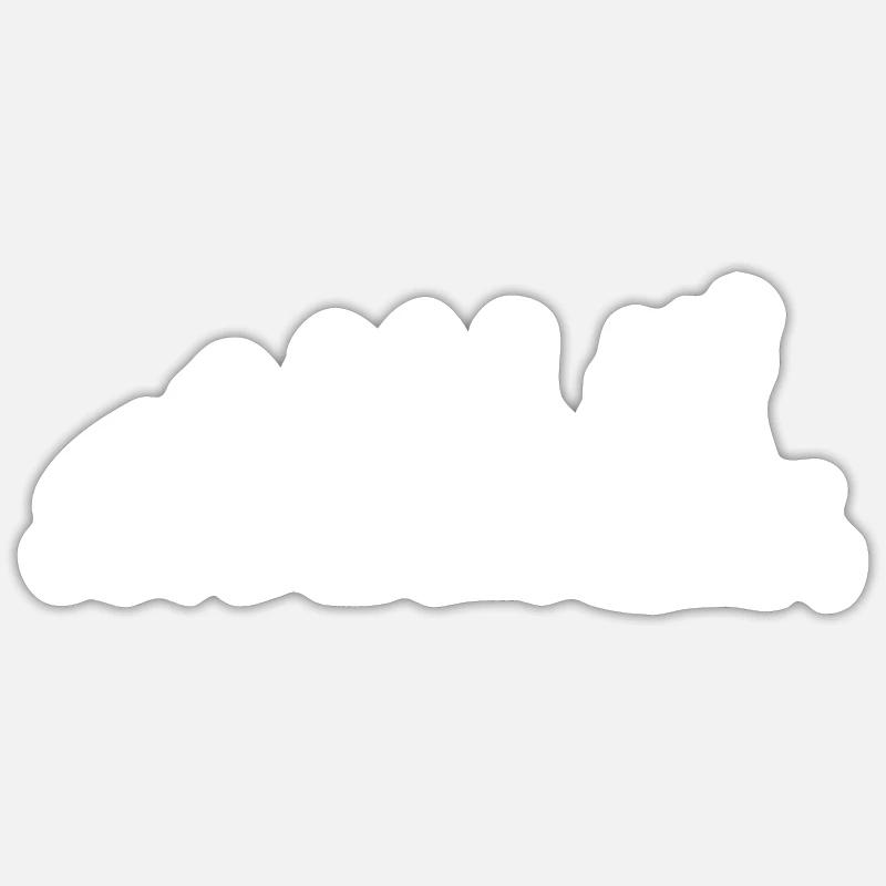 Walzer evolution tanz tanzen tänzer geschenk paar - Sticker Größe S (10 x 10 cm) - Mattweiß