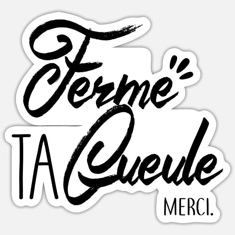 Sticker taille S (10 x 10 cm) - 