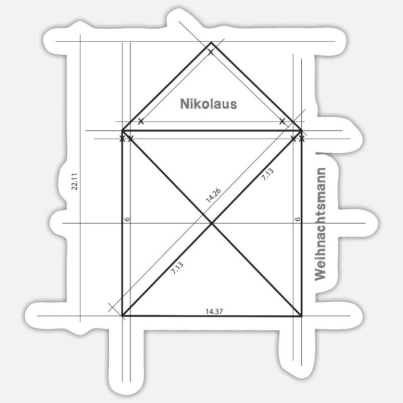 Sticker Größe S (10 x 10 cm) - 